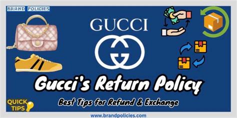 gucci bag return policy|does gucci give refunds.